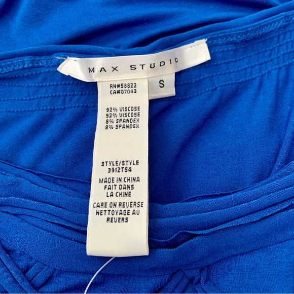 Max Studio Cobalt Blue Sleeveless Dress, NWT, Size Small - Picture 7 of 8